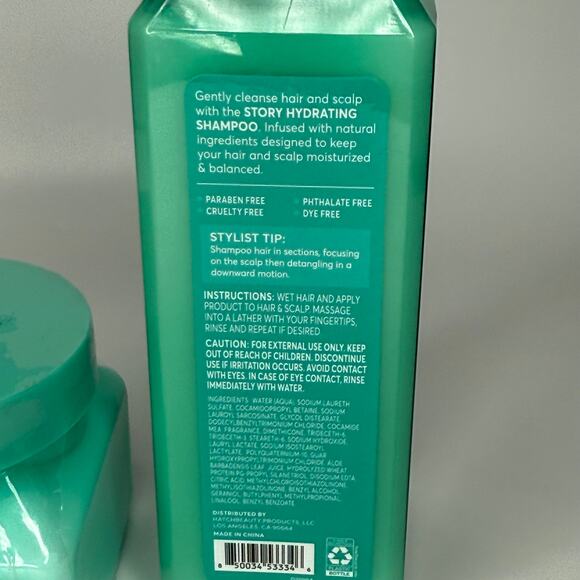 Lot of 2 Story Hair Care Hydrating Shampoo& Smoothing Twist & Set Curl Cream - Picture 5 of 7